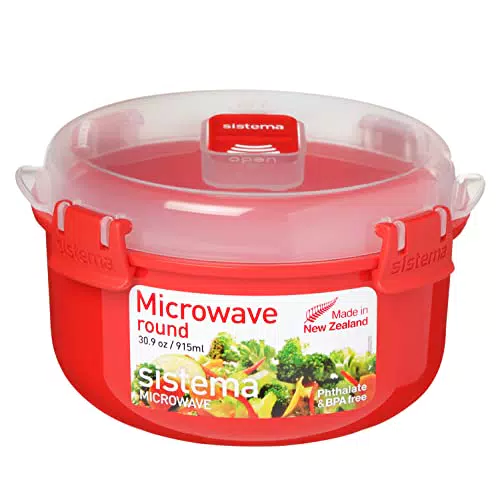 Sistema Round Microwave Contenitore per Alimenti Rotondo/terrina da microonde