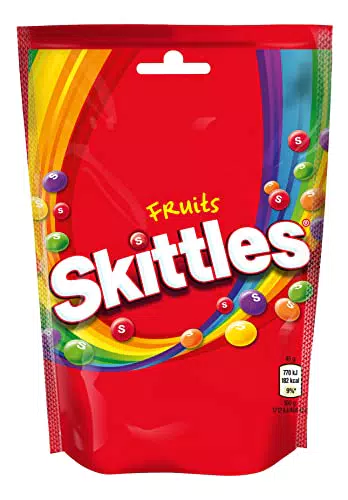 Skittles Fruit, Caramelle Americane Rotonde Colorate a tutti i Gusti della Frutta