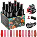 Smalto Semipermanente, Kastiny 9PCS Gel Unghie UV LED 7