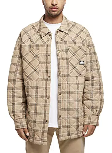 SOUTHPOLE Flannel Quilted Shirt Jacket Giaccaabbia Calda