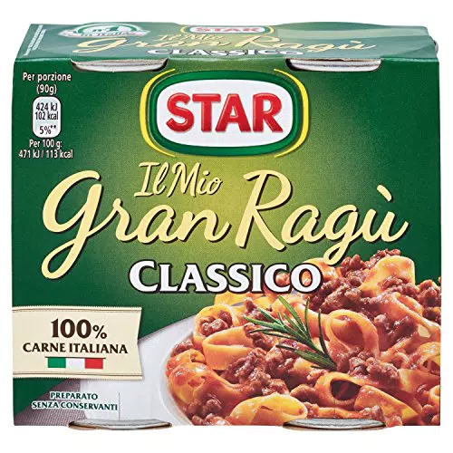 STAR Il Mio GranRagù Classico, 2 x 180gr, ragù preparato secondo la tradizione