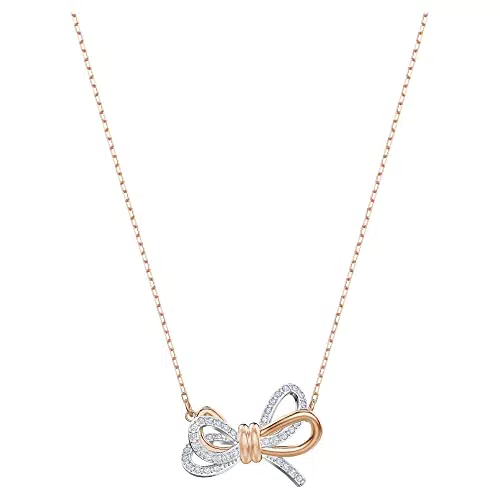 Swarovski Pendente Lifelong Bow, Fiocco, Biancoix di placcature