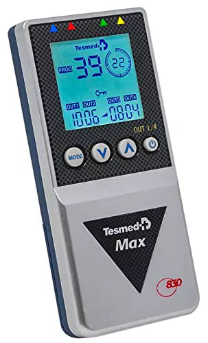 TESMED Max 830 con 20 elettrodi elettrostimolatore Muscolare Professionale : Massima Potenza