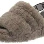 UGG - Fluff Yeah Slide Ciabatte, Donna, Verde