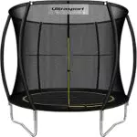 Ultrasport Trampolino da giardino diametro 244 cm, con sistema a fune elastico invece delle molle