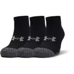 Under Armour UA Heatgear Locut, Calzini Unisex, Black / Black / Steel