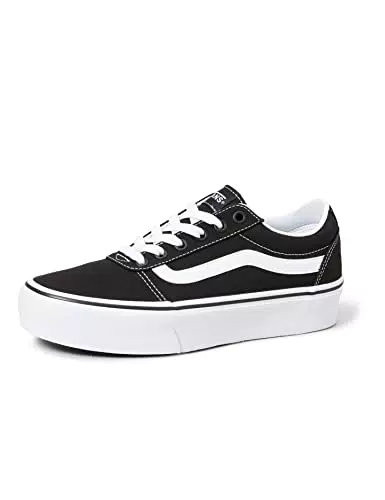Vans Ward Platform Canvas Scarpe, Donna, Nero