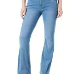 Vero Moda VMPEACHY MR Flared J VI3231 Noos Jeansight Blue Denim/34 Donna