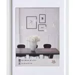 Walther Design ES050W Steel Style Cornice Foto da Parete in Plastica