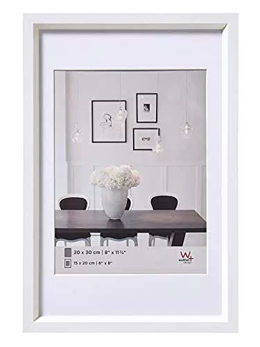 Walther Design ES050W Steel Style Cornice Foto da Parete in Plastica