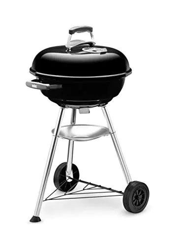 Weber Compact Kettle Barbecue a Carbone, Ø 47 cm, Nero