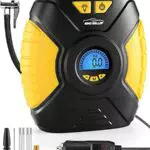 WindGallop Compressore Portatile per Auto Mini Compressore Aria Portatile 12V Compressori Portatili Pompa Gonfia Gomme Auto per Pneumatici Bicicletta con Manometro