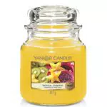 YANKEE CANDLE Candela, Frutta Stella Tropicale, Classic Medium Jar