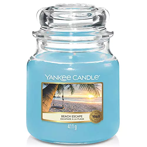 YANKEE CANDLE Candela Profumata, Giara Media, Fino A 75 Ore
