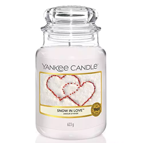 Yankee Candle Candela profumata in giara grande, Amore invernale
