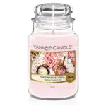 Yankee Candle Candela profumata in giara grande, Cioccolata calda di Natale