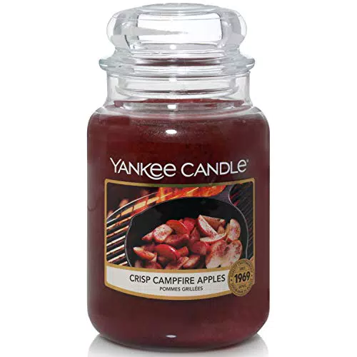 Yankee Candle candela profumata in giara grande, Mele Croccanti sul Fuoco