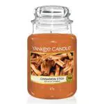 Yankee Candle Candela Profumata In Giara Grande, Bastoncino Di Cannella