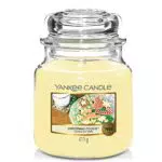 Yankee Candle Candela profumata in giara media, Biscotto di Natale