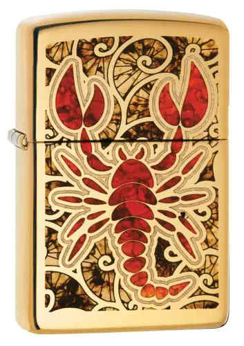 Zippo Accendino a Benzina, Ottone, Oro, 5, 70 x 3, 70 x 1