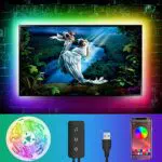 4 metri Retroilluminazione LED TV con APP Controllo RGB Strisce luminose Sincronizzazione musicale Cambio colore Bias Illuminazione per 55-70 pollici