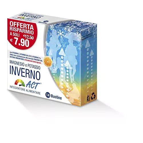 ACT, Magnesio Potassio Inverno - 14 Bustine