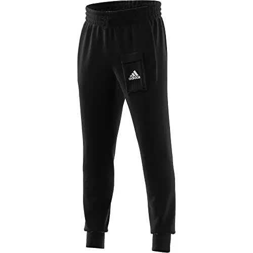 adidas M BL FT PT, Pantaloni Sportivi Uomo, Black