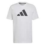 adidas M Fi 3BAR Tee, T-Shirt Uomo, White
