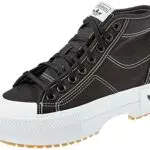 adidas Nizza Trek Wcarpe da Ginnastica Basse Donna, Core Black/White/Gum 3
