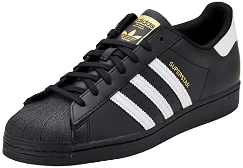 Adidas Originals Superstar, sneaker Uomo, nero/bianco, 36