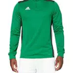 adidas Felpa da Uomo, Bold Green/Black