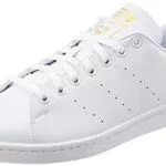 adidas Stan Smith Wcarpe da Ginnastica Basse Donna, Bianco/Bianco/Oro Met
