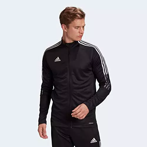 adidas TIRO21 TK Jkt, Giacca da Allenamento Uomo, Nero