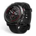 Amazfit Stratos 3 Smartwatch Con Gps E Memoria Musicale, Orologio Sportivo, Impermeabile 5 Atm, Nero, 4.86 X 1.34 X 4.86 Cm