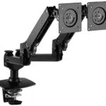 Amazon Basics - Braccio doppio per monitor affiancati