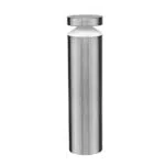 Amazon Basics - Candelabro cilindrico per esterni in acciaio inossidabile
