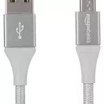 Amazon Basics - Cavo da USB 2.0 A a micro B, in nylon a doppio intreccio