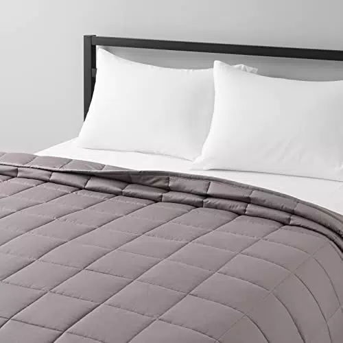 Amazon Basics - Coperta ponderata in cotone per tutte le stagioni