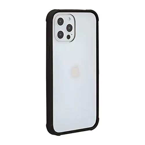 Amazon Basics - Cover per iPhone 12 Pro Max con protezione anti germi