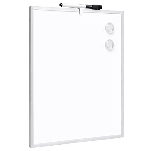 Amazon Basics - Lavagna magnetica cancellabile, con struttura in alluminio