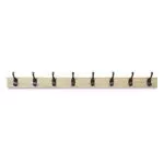 Amazon Basics - Legno Appendiabiti da parete, 8 ganci moderni 92 cm