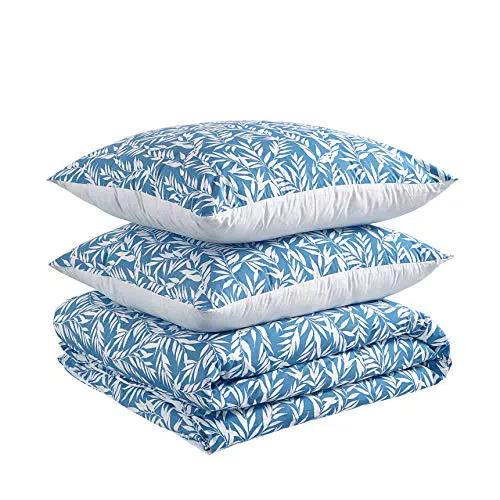Amazon Basics - Parure copripiumino in 100% cotone - 155 x 220 cm / 80 x 80 cmalice