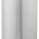 Amazon Basics - Pattumiera in acciaio inox, a D, 50 litri