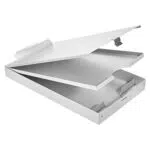 Amazon Basics Portablocco in alluminio con scomparto portadocumenti - 41 x 23 cm