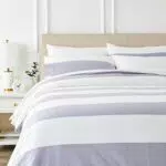 Amazon Basics - Set copripiumino in flanella - 200 x 200 cm/50 x 80 cm x 2