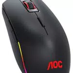 AOC GM500 Mouse da gioco - 5.000 DPI - Interruttori Omron - Effetti RGB regolabili