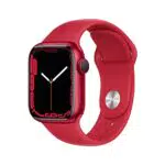 Apple Watch Series 7 Smartwatch con cassa in alluminio RED con Cinturino Sport RED - Regular Fitness tracker