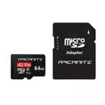 ARCANITE, 64 GB Micro SDXC scheda di memoria con adattatore - A2