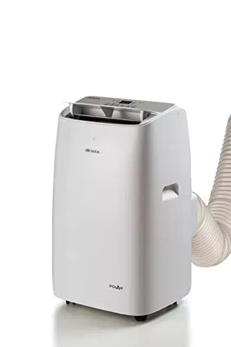 Ariete Polar 12, Climatizzatore Portatile 12000 btu/h, Classe Energetica A, Bianco
