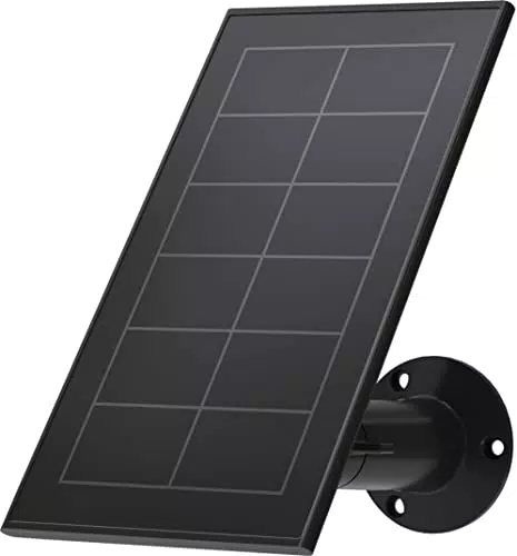 Arlo Pannello Solare, Cavo Da 2, 4 m, Nera, Compatibile Con Pro 3